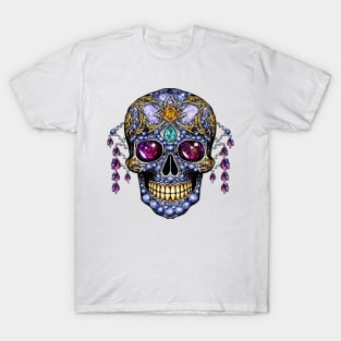 Bejeweled Skull #4 T-Shirt